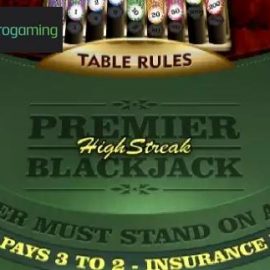 Premier High Streak Blackjack